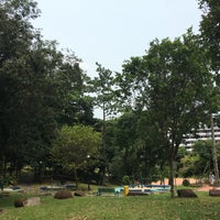 Photo taken at Bishan Harmony Park by Cheen T. on 8/28/2016