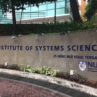 Photo taken at Institute of Systems Science by Cheen T. on 8/24/2017