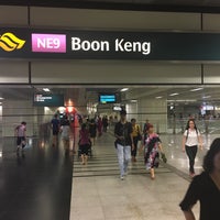 Photo taken at Boon Keng MRT Station (NE9) by Cheen T. on 6/15/2017