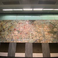 Photo taken at Marina South Pier MRT Station (NS28) by Cheen T. on 8/2/2023