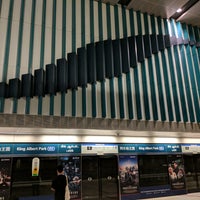 Photo taken at King Albert Park MRT Station (DT6) by Cheen T. on 3/26/2019