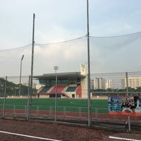 Photo taken at Sengkang Hockey Stadium by Cheen T. on 5/17/2016