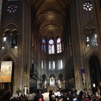 Photo taken at Chapelle Notre-Dame du Saint-Sacrement by Burak K. on 2/24/2014