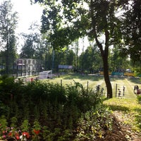 Photo taken at Football pitch of the V. Korenkov&#39;s sports school by Дмитрий И. on 6/21/2013