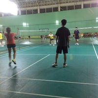 Photo taken at Permsuk Badminton Court by 🔰Num_Nom🔰 on 10/18/2012