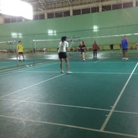 Photo taken at Permsuk Badminton Court by 🔰Num_Nom🔰 on 11/26/2012