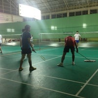 Photo taken at Permsuk Badminton Court by 🔰Num_Nom🔰 on 10/8/2012