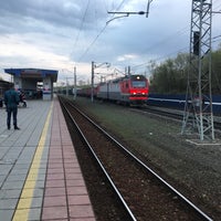 Photo taken at Платформа «Стахановская» by Anton G. on 5/7/2018