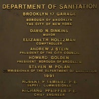 Photo taken at NYC Dept. of Sanitation BKN-17 by Ba¡lعyڪ® on 12/9/2015