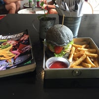 Photo taken at Black House Burgers by Dilya O. on 8/3/2016