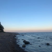 Photo taken at Дикий пляж у пансионата «Морской прибой» by Masha♥️ G. on 5/27/2020
