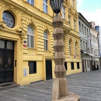 Photo taken at Kubistická lampa by Onur Y. on 3/9/2019