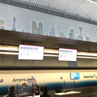 Photo taken at American Airlines Ticket Counter by Javier O. on 11/14/2021