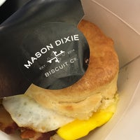 Photo taken at Mason Dixie Biscuit Co. Pop-Up by Francisco R. on 2/4/2016