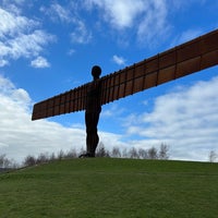 Photo taken at Angel of the North by Samuel S. on 3/27/2023