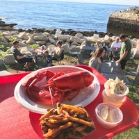 Photo taken at The Lobster Pool Restaurant by Brad K. on 6/25/2017