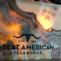 Photo taken at Great American Steakhouse by Francisco O. on 5/9/2019