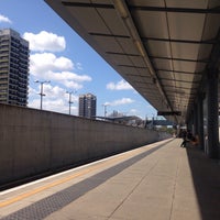 Photo taken at King George V DLR Station by Marina S. on 4/18/2015