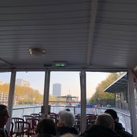 Photo taken at Bassin de la Villette by Sarah L. on 4/13/2019