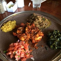 Foto diambil di Kokeb Ethiopian Restaurant oleh Angela H. pada 4/28/2014