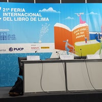 7/28/2016 tarihinde Katherine L.ziyaretçi tarafından Feria Internacional del Libro de Lima'de çekilen fotoğraf