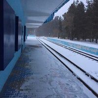 Photo taken at Ж/Д станция «Водная» by Lera 💋 E. on 12/9/2017