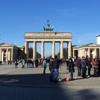 Photo taken at Brandenburg Gate by Martin M. on 4/4/2015