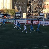 Photo taken at Spartak Stadium by Dmitry U. on 10/14/2017