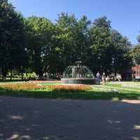 Photo taken at Фонтан в парке «Липки» by Ольга V. on 7/27/2019