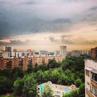 Photo taken at Крыша 12-этажки в Новогиреево by Anastasia K. on 6/10/2013