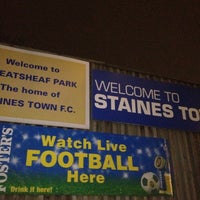 Photo taken at Staines Town FC by Ash M. on 10/23/2012