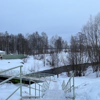 Photo taken at Устье Лососинки by Dmitry S. on 12/18/2021