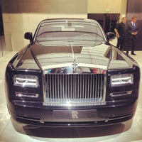 Photo taken at Stand Rolls Royce by Emmanuelle V. on 10/5/2012