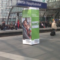 Photo taken at Berlin Central Station by Gregor M. on 4/16/2013