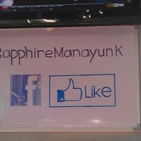รูปภาพถ่ายที่ Sapphire Manayunk โดย Nikki T. เมื่อ 10/14/2012