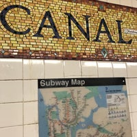 Photo taken at MTA Subway - Canal St (6/J/N/Q/R/W/Z) by Gary M. on 6/15/2017