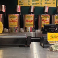 Photo taken at Papaya King by neerad jet .. on 5/13/2013