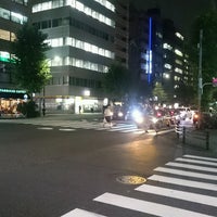 Photo taken at 築地本願寺前交差点 by socio3417💉PPMPP+M+M on 9/21/2016