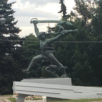 Photo taken at Памятник Мальчишу-Кибальчишу by Marianna on 7/7/2016