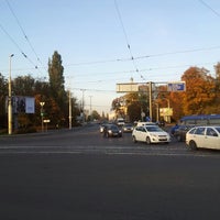 Photo taken at Остановка «Площадь маршала Василевского» by Vladimir P. on 10/20/2012