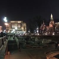 Photo taken at Manezhnaya Square by Ekaterina B. on 3/13/2015