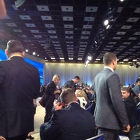 Photo taken at Пресс-конференция Владимира Путина 2013 by Алексей А. on 12/19/2013