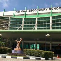 Photo taken at Pei Hwa Secondary School by gerard t. on 2/9/2018