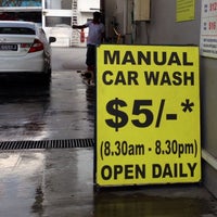 Photo taken at Manual Car Wash (Hankook) by gerard t. on 3/2/2014
