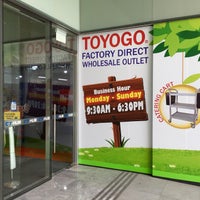 Photo taken at TOYOGO Factory Direct Wholesale Outlet by gerard t. on 7/19/2015