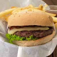 Photo taken at Bergs Gourmet Burgers by gerard t. on 3/10/2015