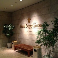 Photo taken at Hotel Seiyo Ginza by the510 on 3/13/2013