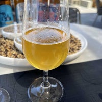 Photo taken at Ftelos Brewery Santorini by Ryan M. on 8/31/2022
