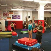 Photo taken at NYC Elite Gymnastics by Min O. on 6/17/2015
