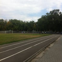 Photo taken at Стадион / РГУПС by Катерина А. on 9/28/2012